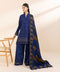 2 Piece - Embroidered Cotton Viscose Suit